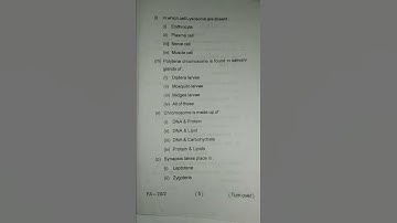 Semester -2 Zoology honours Paper- 3 VBU question paper 2018.