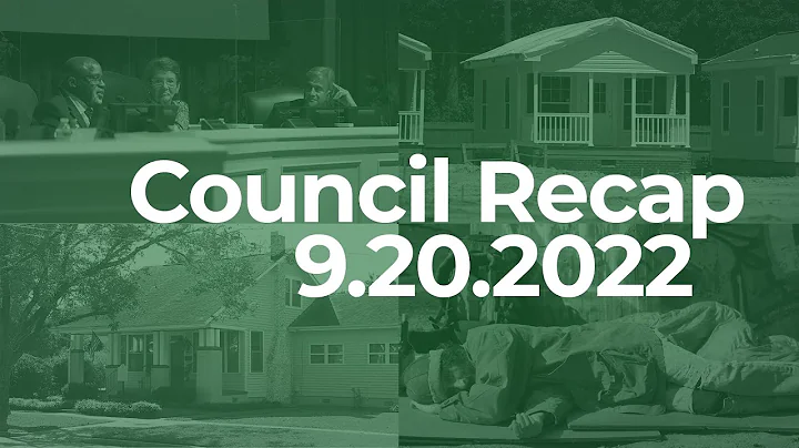 City Council Recap for 9/20/2022