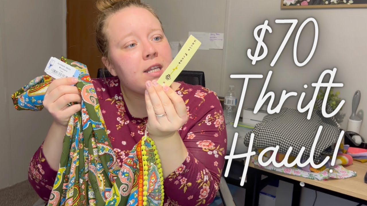 70 Goodwill Thrift Haul Goodwill bins VS Regular Goodwill YouTube