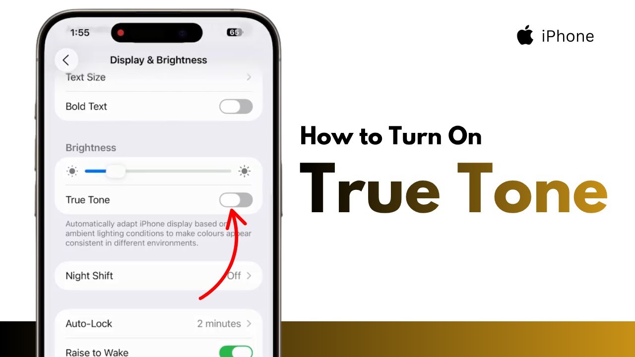 Как включить True Tone на iPhone | Автоматическая настройка цвета дисплея