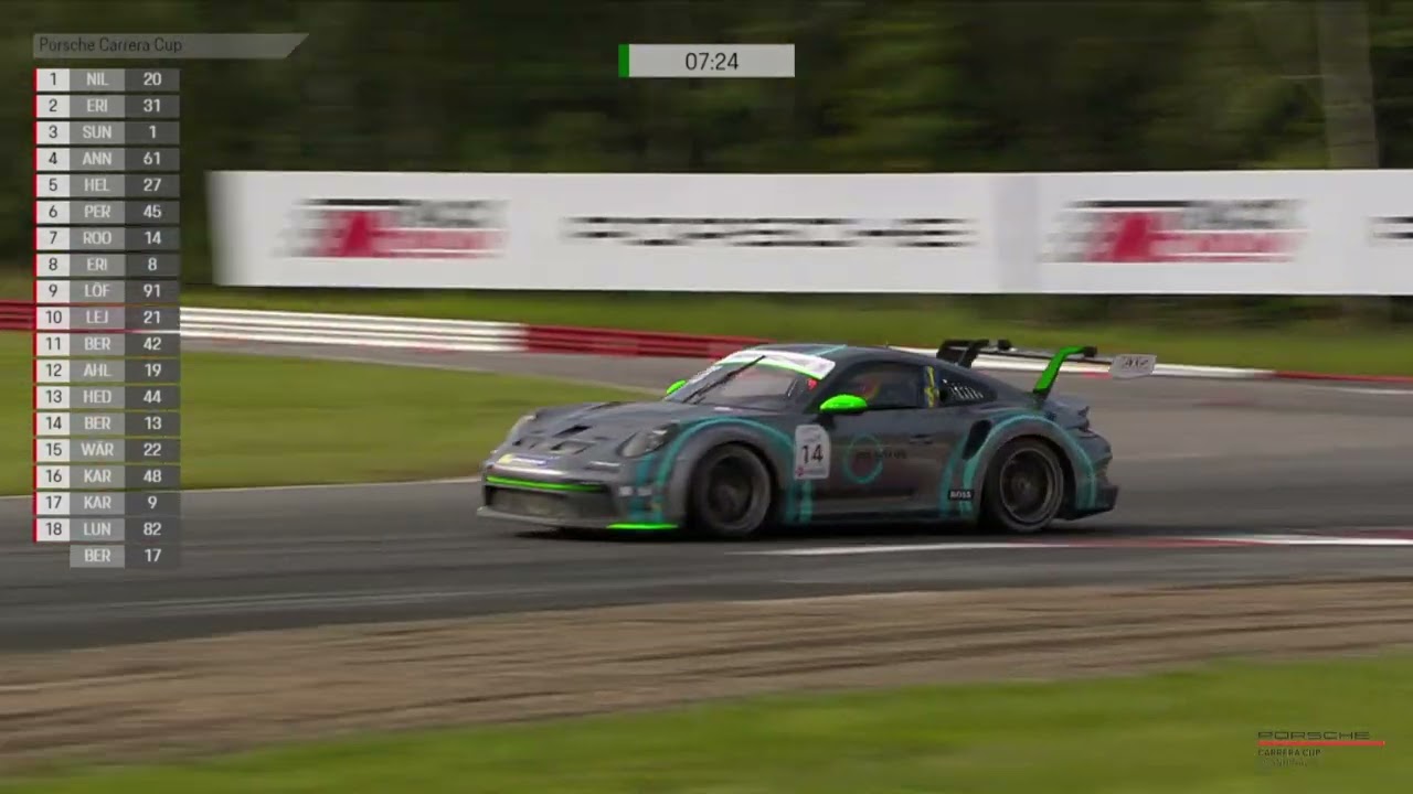 Porsche Carrera Cup Scandinavia - Mantorp Park 22-23 september 2023 - Highlights Race 1