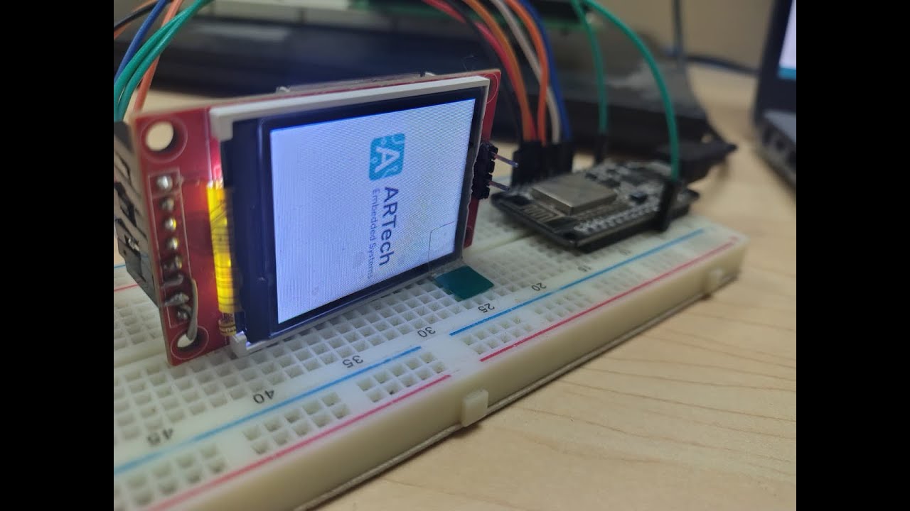 Upload Images to 1.8” TFT Display via WiFi | ESP8266 IoT Project ...
