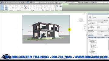 Đào tạo Revit - Modeling Villa - Bài 23 : Thao tác với 3D view