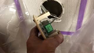 照明の壁スイッチ交換修理