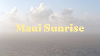 Peaceful Sunrise on Maui, Hawaii (Canon C200 RAW)