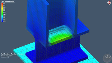 Welding simulation - Multipass welding - Distortion analysis