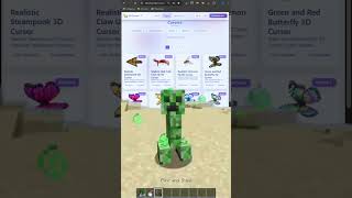 Beware! Minecraft Creeper 3D Cursor🟢💣  #3dcursor #computercursor #pcsetup #minecraft