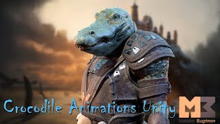 Warrior Crocodile Animations Unity