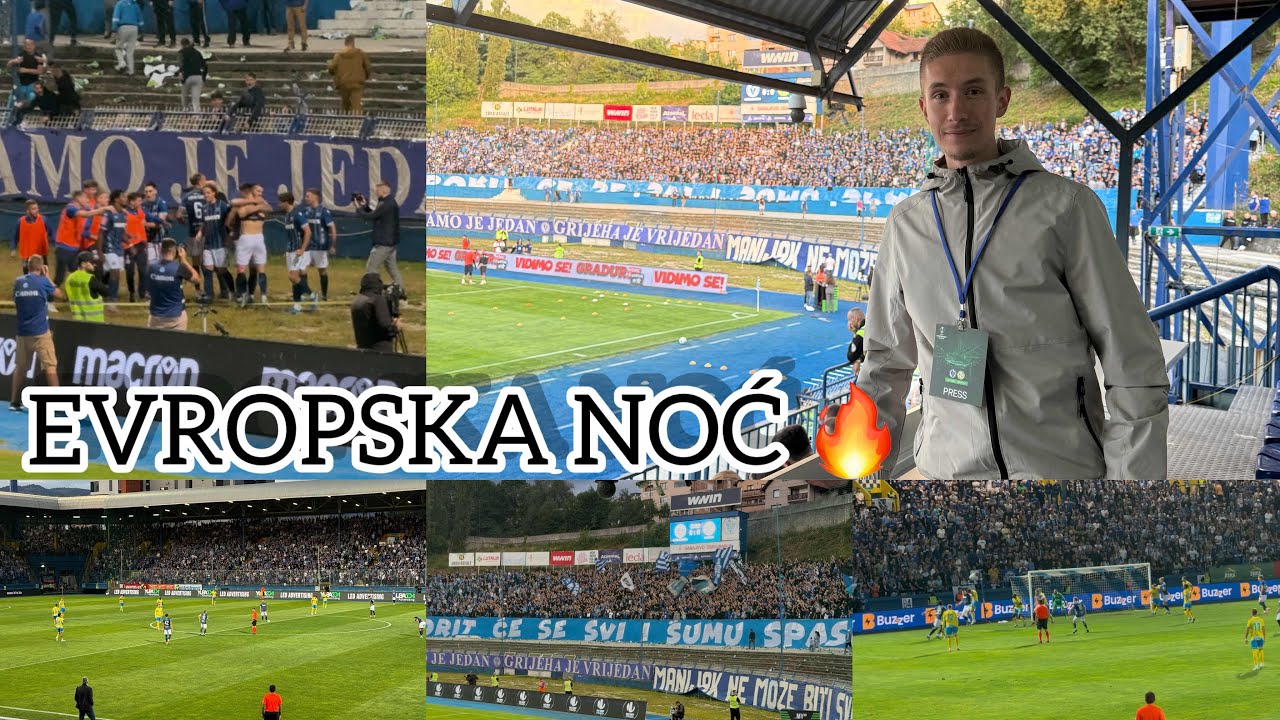 NEVJEROVATNA ATMOSFERA NA GRBAVICI! Vodim vas na utakmicu FK Željezničar vs FC Koper!  / VLOG /