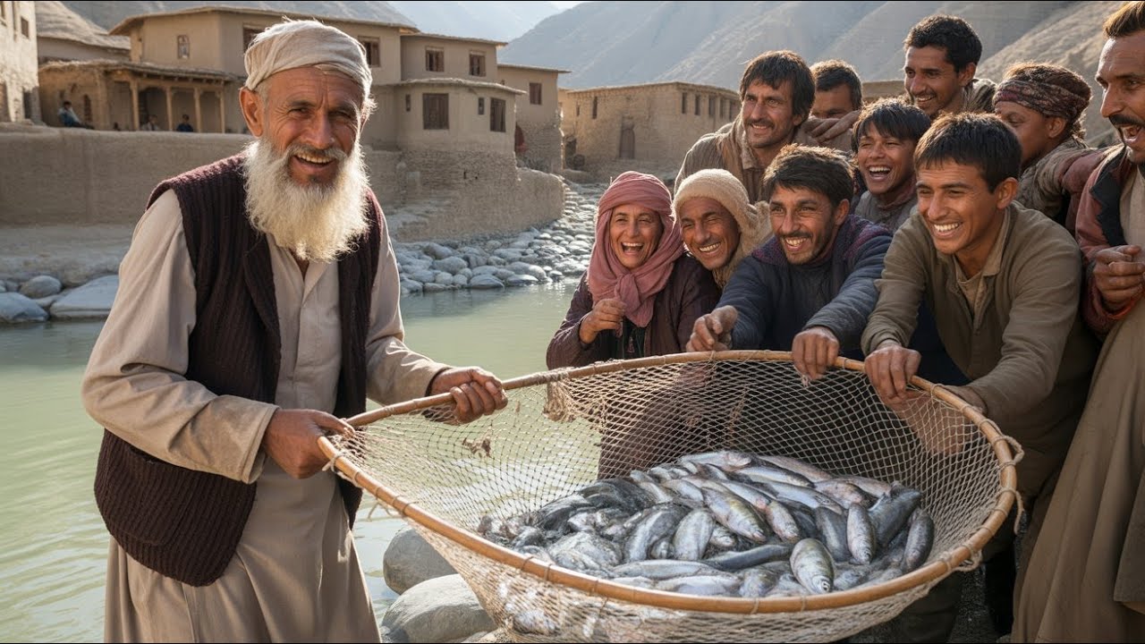 Life Beyond Civilization 🏔️ | Afghan Villager Hunting Fish to Survive