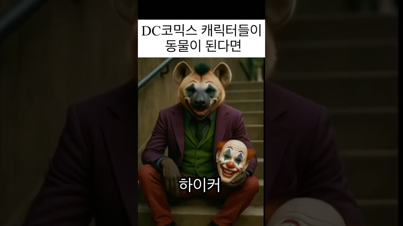 What if DC Comics characters became animals? 