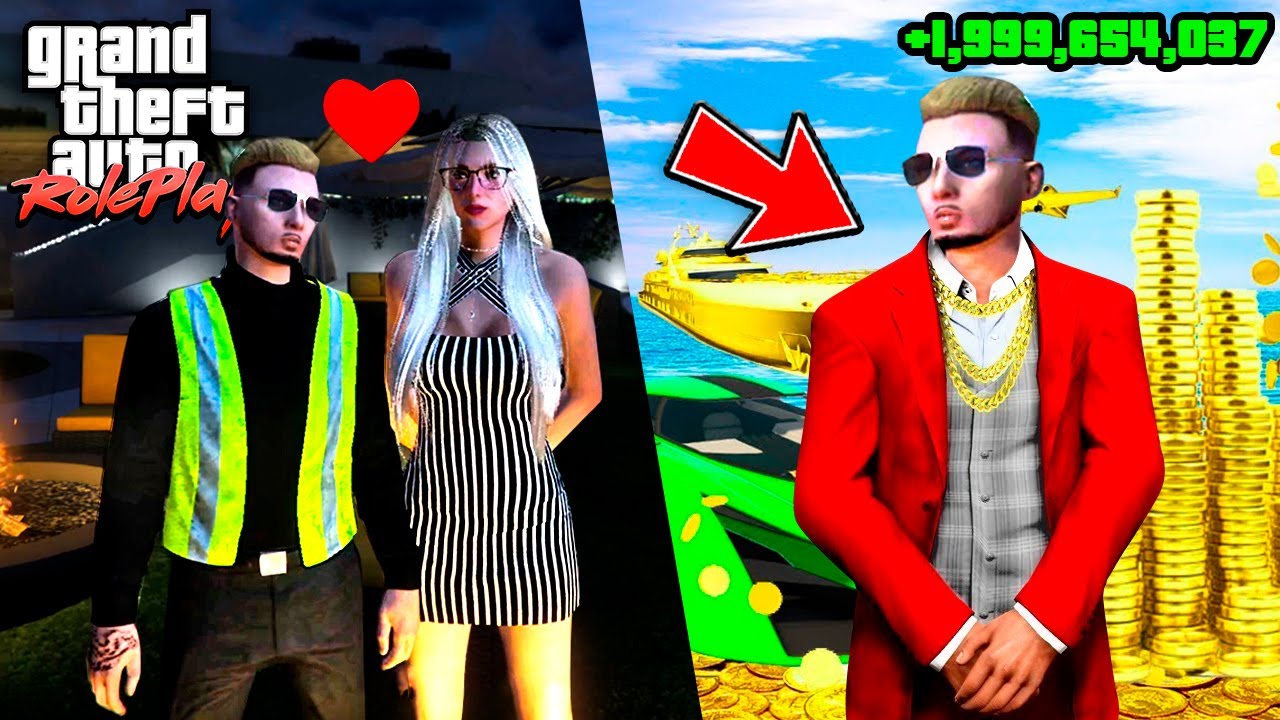 Me hago pasar por RICO 🤑 para ENAMORAR una (CHICA RUSA) en GTA 5 ROLEPLAY DOMINICANO 😎