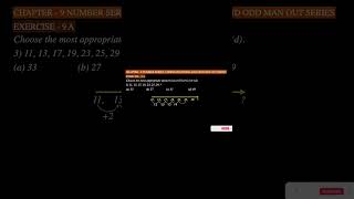 CA Foundation Maths | QA | Chapter 9: Number Series, Coding-Decoding &amp; Odd One Out (Question - 3)