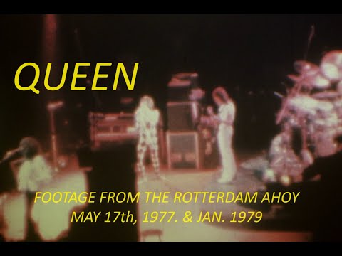 QUEEN - Footage from the Rotterdam Ahoy Hall 1977 & 1979 (8 mm film)