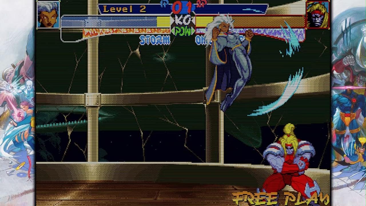 MARVEL vs. CAPCOM Fighting Collection: Arcade Classics: X-Men COTA Storm Arcade Mode Part 1
