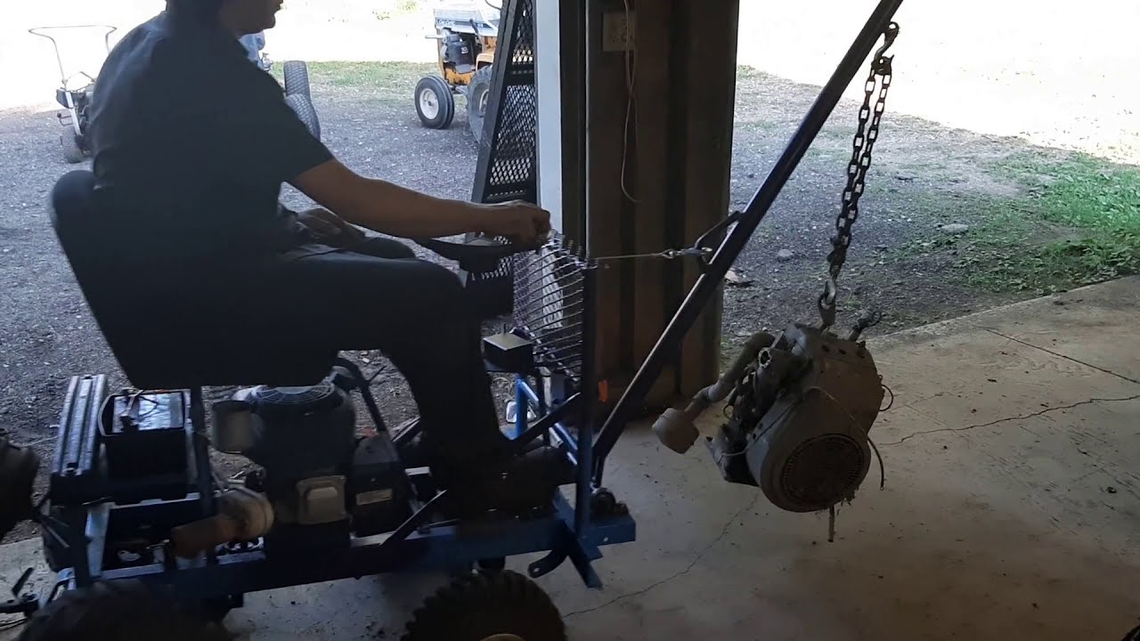 Wheelchair lifts Kseries Iron Kohler Homemade boom winch YouTube
