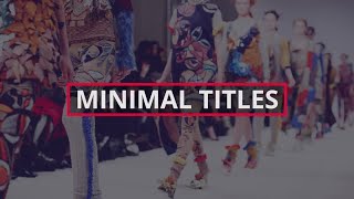 Stylish Titles Premiere Pro Templates