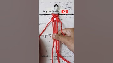 Diy Name Keychain #shorts #short #youtubeshorts #ytshorts #viral #macrame #gifts