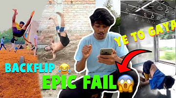 Epic Fail😱Backflip fail🤣reaction to your fail flip🔥 hyperhook aashish