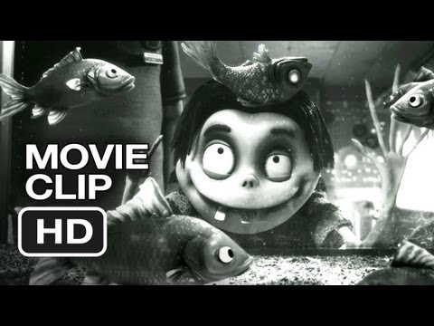 Frankenweenie Movie CLIP - Dead Fish (2012) - Tim Burton Animated Movie HD