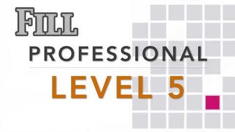 Fill: One-Line Puzzle (Solution) - Professional Level 5