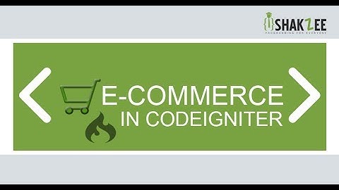 33  - Creating categories for ecommerce in codeigniter part2