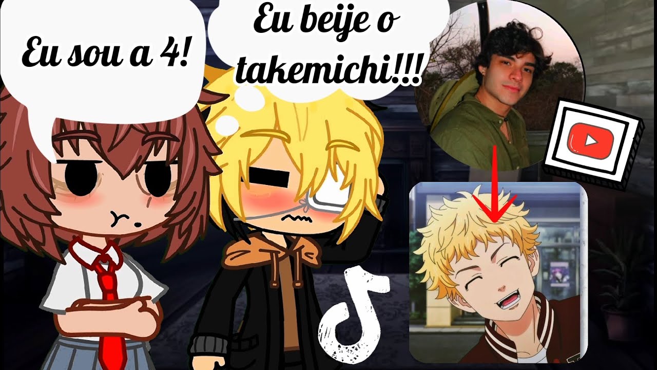 Tokyo revengers reagindo ao takemichi às Grabiel Almeida 