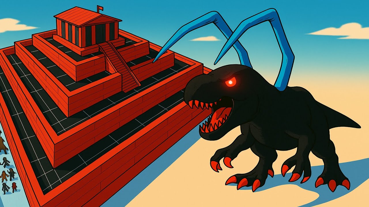 ESCAPE FROM ALIEN T-REX - ARBS - Animal Revolt Battle Simulator