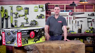 Getting started with your RYOBI 36V 46cm cordless lawnmower kit RLM36X46BL