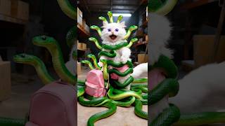 Naughty Kitten Causes Chaos By Releasing Snakes In Class