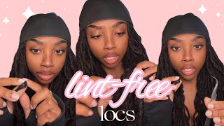how to get lint out of your locs | simple tutorial for lint-free locs 
