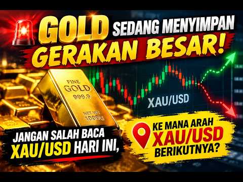 GOLD sedang menyimpan GERAKAN BESAR!! Jangan Salah Baca, Kemana XAU/USD Berikutny..?