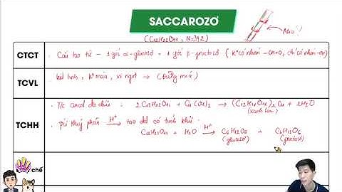 Sơ đồphương trình phản ứng hóa 12 chương 2 cacbohidrat năm 2024