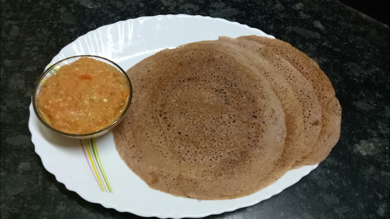 Healthy and Tasty red rice dosa YouTube