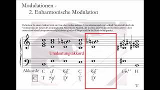 Modulationen 2. Enharmonische Modulation Harmonielehre