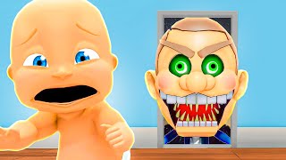 Baby ESCAPES Mr Funny's Toy Shop!