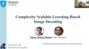 Complexity Scalable Learning-Based Image Decoding | Tahsir Ahmed Munna