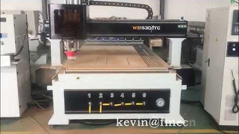 FINECNC 1530 Z400 ATC CNC Router making kitchen cabinet door design