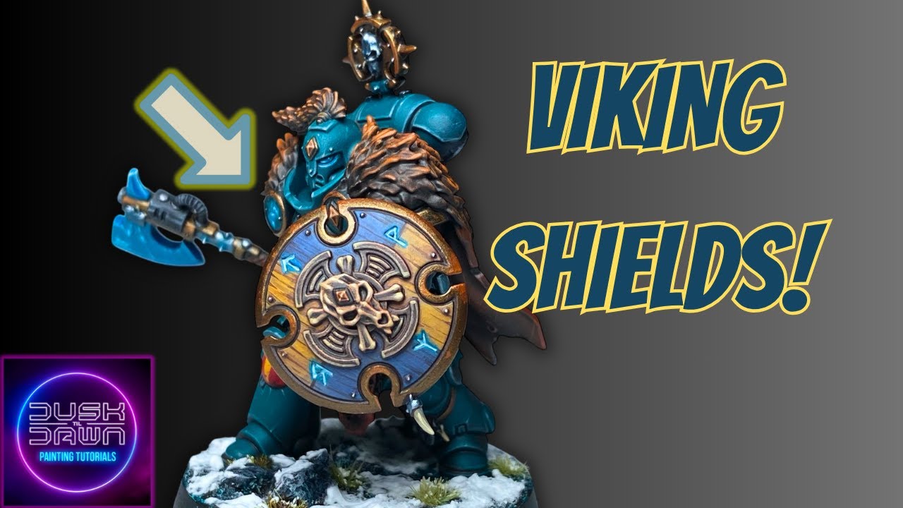 How to Paint VIKING SHIELDS for MINIATURES