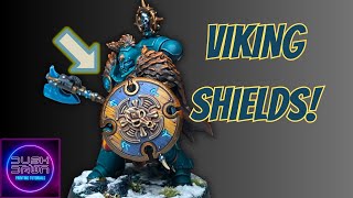 How to Paint VIKING SHIELDS for MINIATURES