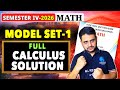 Class 12 SEM 4 Calculus Model Question Paper Solved | HS 2026 WBCHSE Last Minute Revision