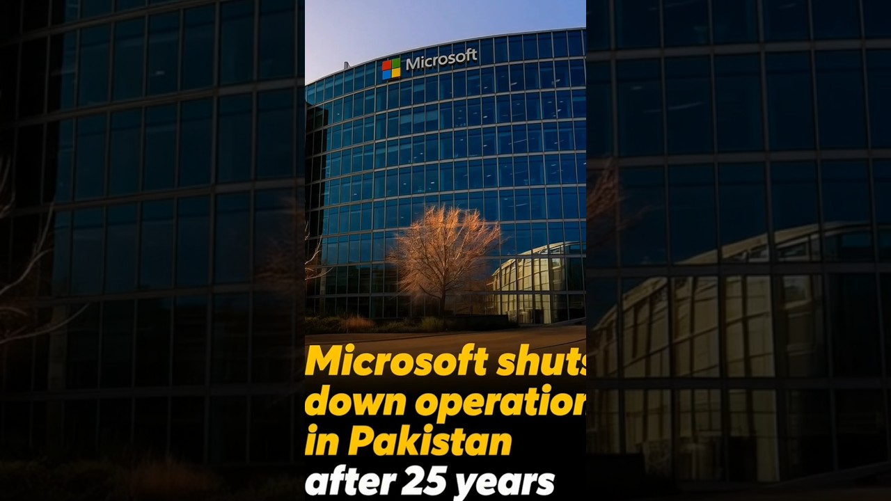 Microsoft shuts down operations in Pakistan after 25 years 🇵🇰 ⚠️ Due to Economic Instability 🚫