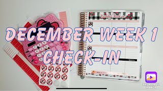 DECEMBER 4TH-10TH | WEEKLY CHECK-IN | WEEK 1 | PAYCHECK #1