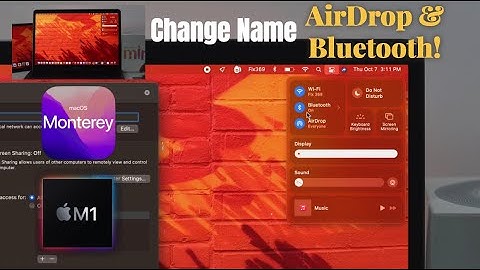 Change AirDrop & Bluetooth Name on MacBook Pro M1! [How to]