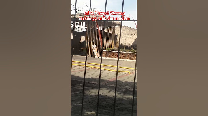 Inilah Tempat Warung makan Restoran yg unik dan modern