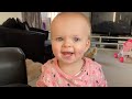 CUTE BABY talking, singing & reading! CHUBBY CHEEKS. Happy & FUNNY