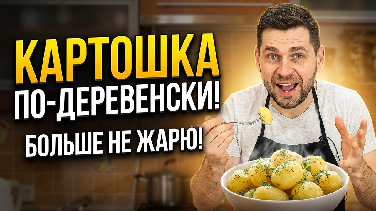 КАРТОШКА по Деревенски! Картошку больше не жарю!