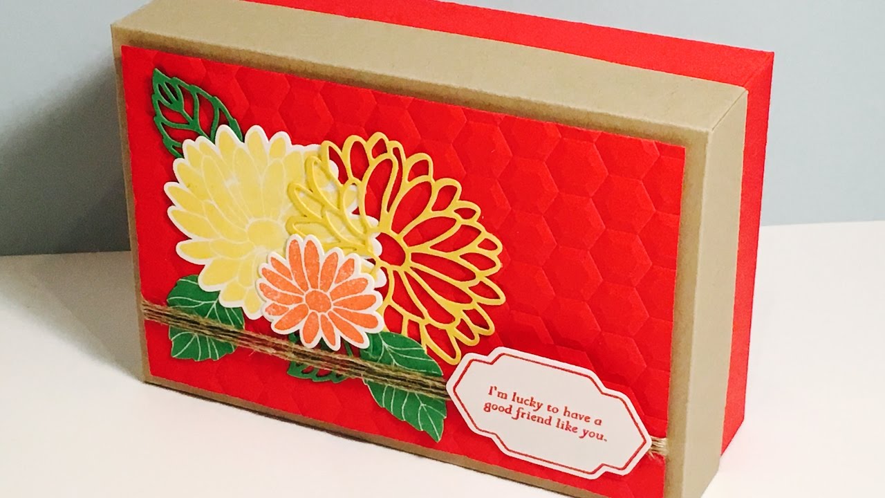 stampin up sale a bration 2019 Large Handmade Gift Box with Special Reason by Stampin' Up