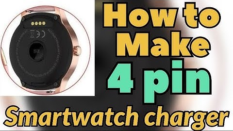 How to make 4 pin smart watch charger || how to charge 4 pin smartwatch without charger ||