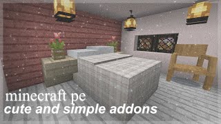 [mcpe] 3 cute addons// plaid wool, colored planks .. screenshot 2